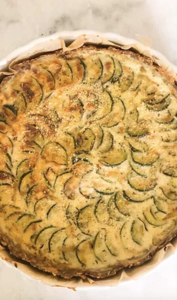 Tarte Aux Courgettes Sarrasin Et Tofu Soyeux Recette I Cook In Guy